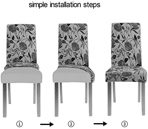 Stretch Dining Chair Covers Set of 2 Style 05