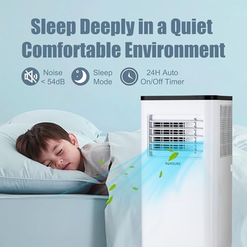 PhiloDeco 10000 BTU Portable AC Unit 400 Sq Ft With Remote Control