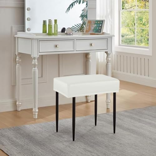 Levoberg White Bar Stool Cover Set of 2 1