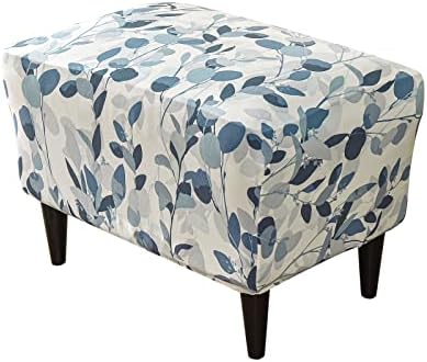 KRFOONN Stretch Ottoman Cover for Footstool Furniture Protector Large