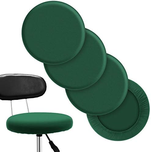 Tatuo Elastic Stool Covers for 14-17 Inch Chairs Green 4 Pieces