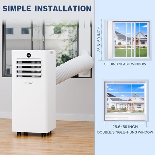 3-in-1 Portable AC Unit 10000 BTU Cool Dry Fan Smart