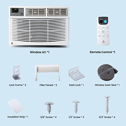 8000 BTU Window Air Conditioner for 350 Sq Ft Room