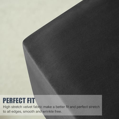 CONRUSER Stretch Ottoman Covers for Living Room Stools