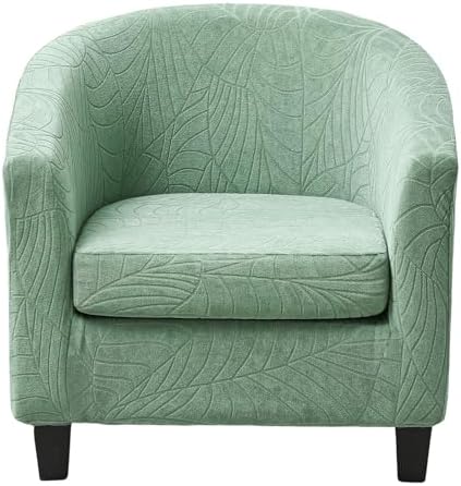 KRFOONN 2 Piece Stretch Club Chair Slipcover