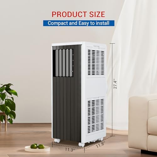 8000 BTU Portable AC for Room Up to 350 Sq Ft