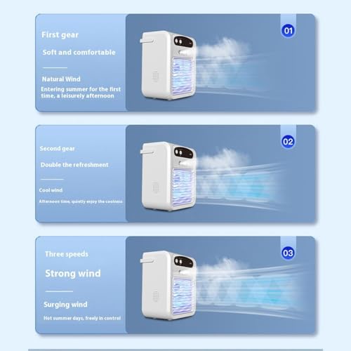 Breeze AC Portable with Evaporative Cooler and Built-In Speaker