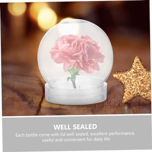 Homoyoyo 10pcs Clear Candy Jars for Party Favors and DIY Crafts