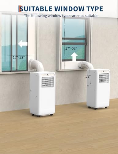 GarveeTech 8000 BTU Portable Air Conditioner 3-In-1