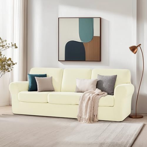 Subrtex Slipcover Set for Sofa 7 Pieces
