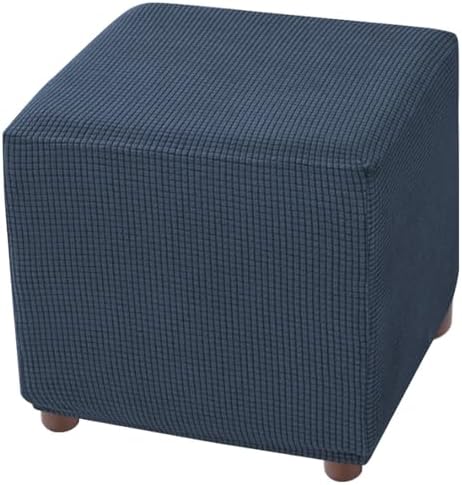 Buenanir Square Ottoman Slipcover with Elastic Band 1