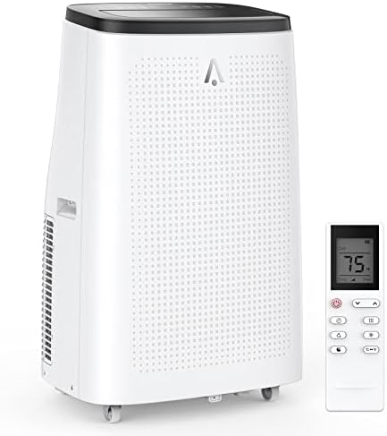 Garvee 14000 BTU Portable Air Conditioner with Fan and Dehumidifier Modes White