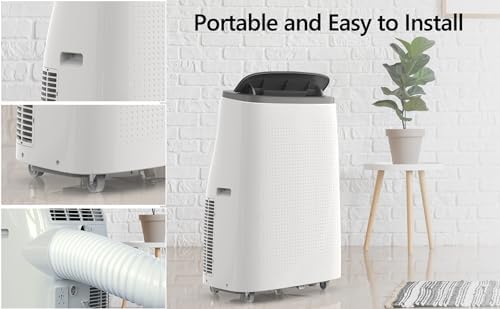 Garvee 14000 BTU Portable Air Conditioner with Dehumidifier and Fan