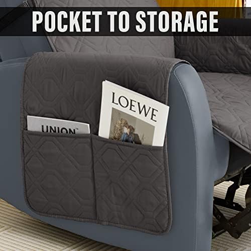 Waterproof Recliner Chair Cover with Straps for Dogs