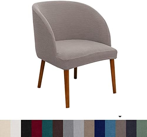 2 Pcs Curved Back Dining Chair Slipcover