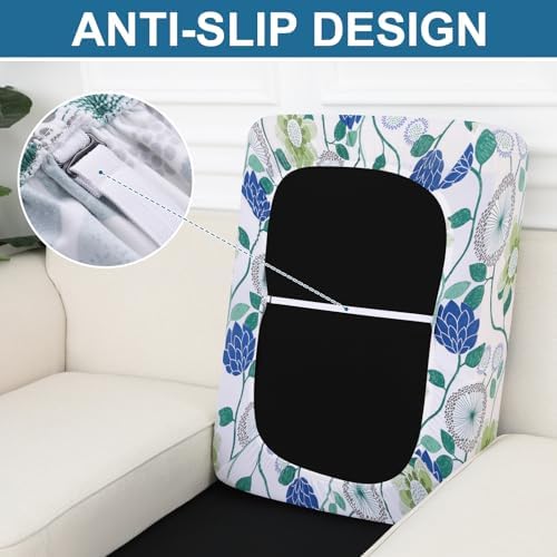 Smiry Printed Couch Cushion Covers Stretch Soft and Non-Slip