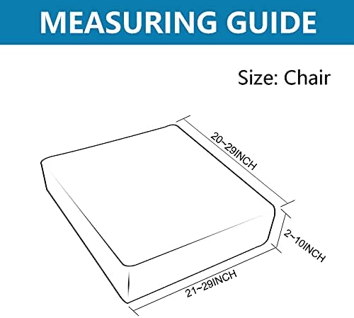 Water Repellent Sofa Seat Slipcovers Stretch Cushion Covers for Furniture Protectors