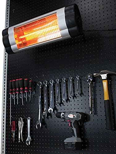 Performance Tool W5008 1500 Watt Infrared Heater Adjustable Water-Resistant