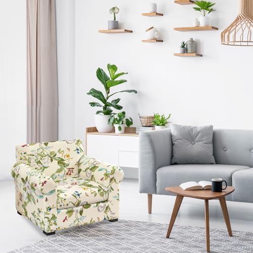 FUANGUI 2 Piece Stretch Armchair Covers with Cushion