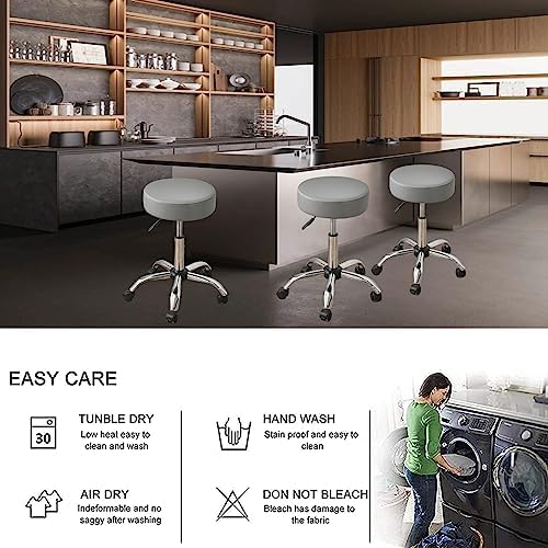 HAOYONG Round Bar Stool Covers Set of 4