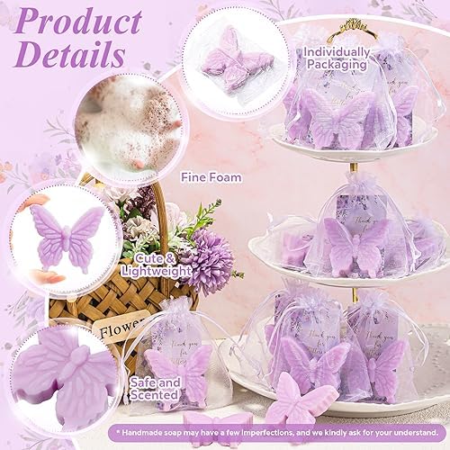 Dunzy 100 Piece Butterfly Theme Baby Shower Favors