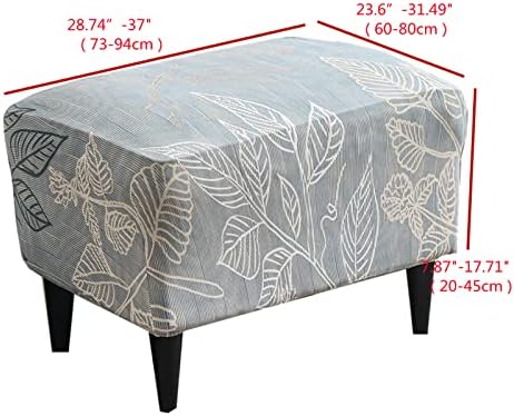 Elastic Stool Cover for Dining Chairs Rectangle