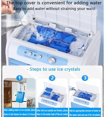 Portable Air Conditioner with 3 Speeds and 120 Oscillation