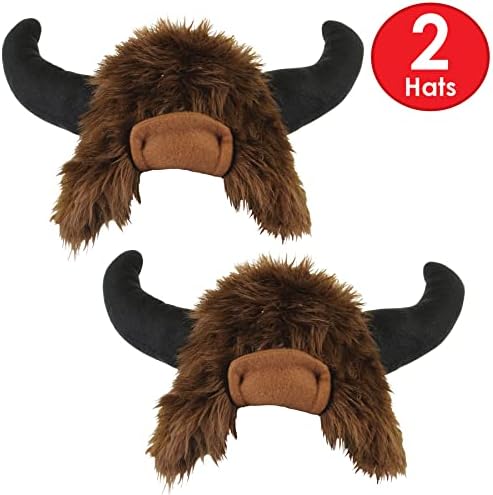 Beistle Plush Buffalo Hats Pack of 2
