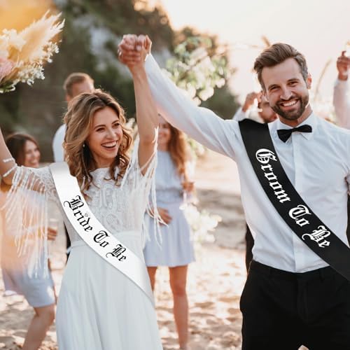 Bride to Be Sash and Groom to Be Sash Set