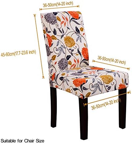 Stretch Dining Chair Covers Set of 2 Style 05
