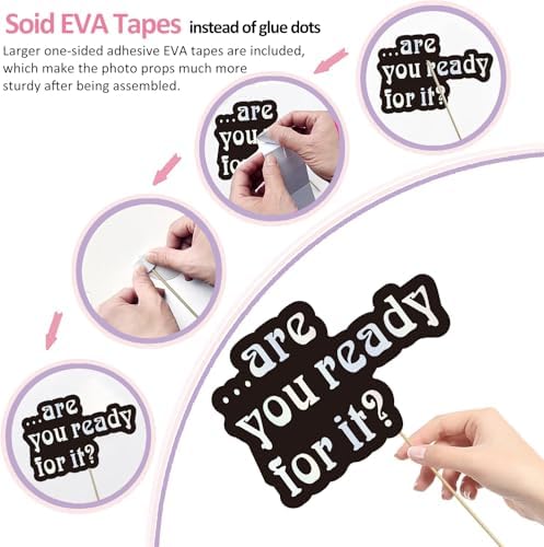 31pcs Era Party Photo Booth Props Kit