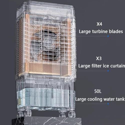 Portable Air Conditioner with 50L Water Tank