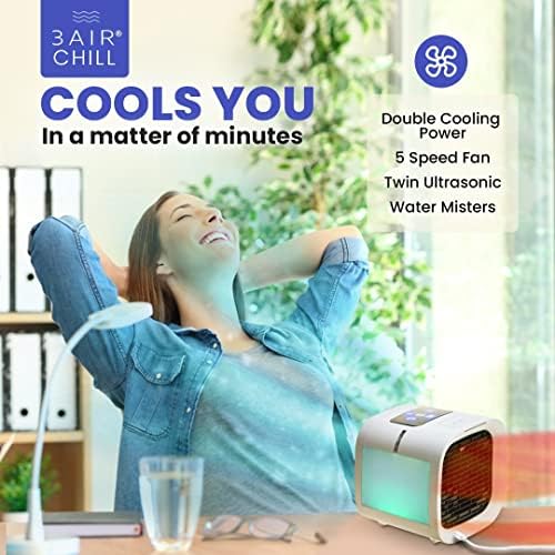 3AIR Chill Personal Air Cooler with LED Light