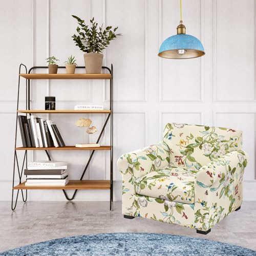 FUANGUI 2 Piece Stretch Armchair Covers with Cushion