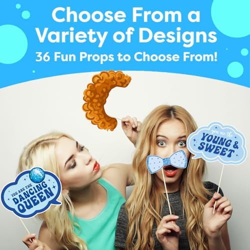 36pc Mamma Mia Bachelorette Party Photo Booth Props Set