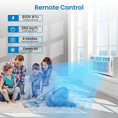 Acekool 8000 BTU Smart Window AC Unit