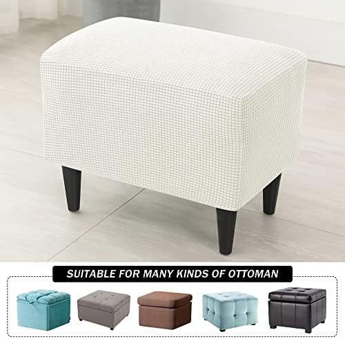 PENDEJATO Stretch Ottoman Covers White