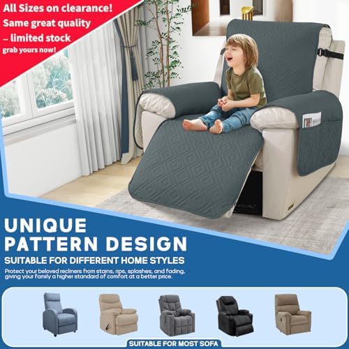 XINEAGE Clearance 100 Waterproof Recliner Cover 1