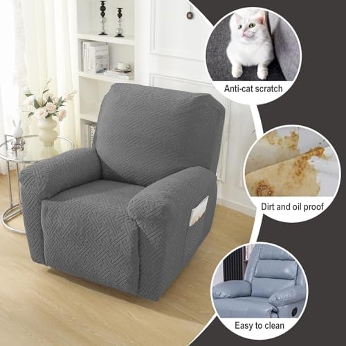 Northern Brothers Recliner Slipcover Set of 4 Soft and Elastic