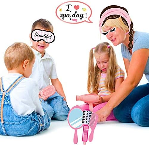 25Pcs Spa Photo Booth Props with Stick