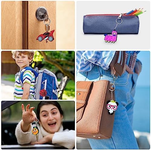 60PCS Cartoon Kids Keychains Bulk Party Favors 1