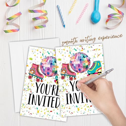 Skate Birthday Party Invitation Cards