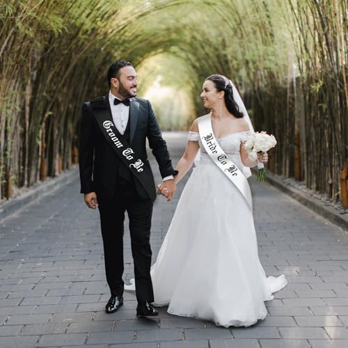 Bride to Be Sash and Groom to Be Sash Set