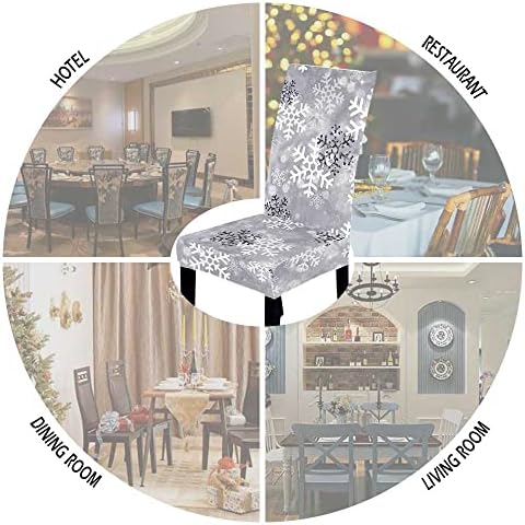 LIPOR 6-Piece Christmas Dining Chair Slipcovers