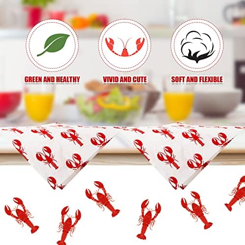 100 Count 2 Ply Crawfish Napkins 13x13 Inch 1