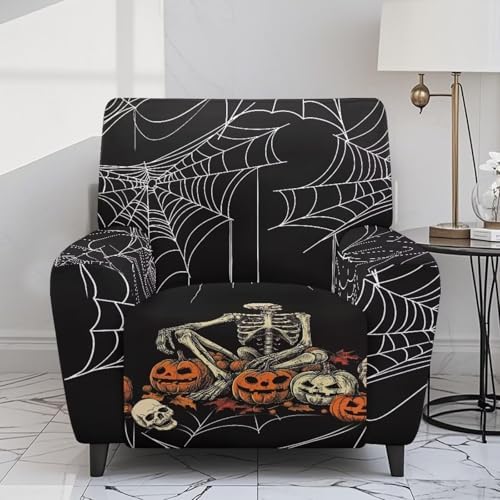 Yecarypod Halloween Recliner Chair Cover