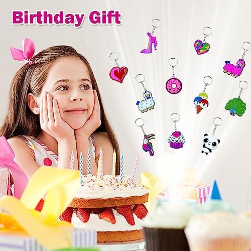 60PCS Cartoon Kids Keychains Bulk Party Favors 1