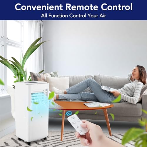 10000 BTU Portable AC 3 In 1 Unit with Dehumidifier and Fan