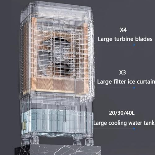 Portable Air Conditioner with 3 Speeds and 120 Oscillation