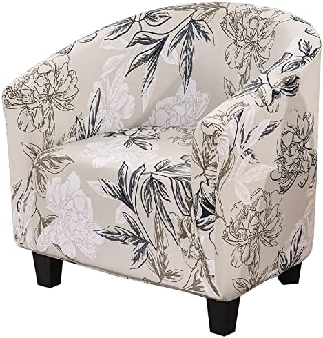 SearchI Flower Pattern Armchair Slipcover